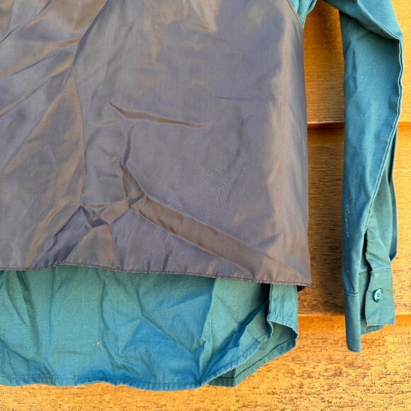 Dockers Boys Blue Shirt Gray Vest & Plaid Clip-On Tie Size 7 - Picture 10 of 11